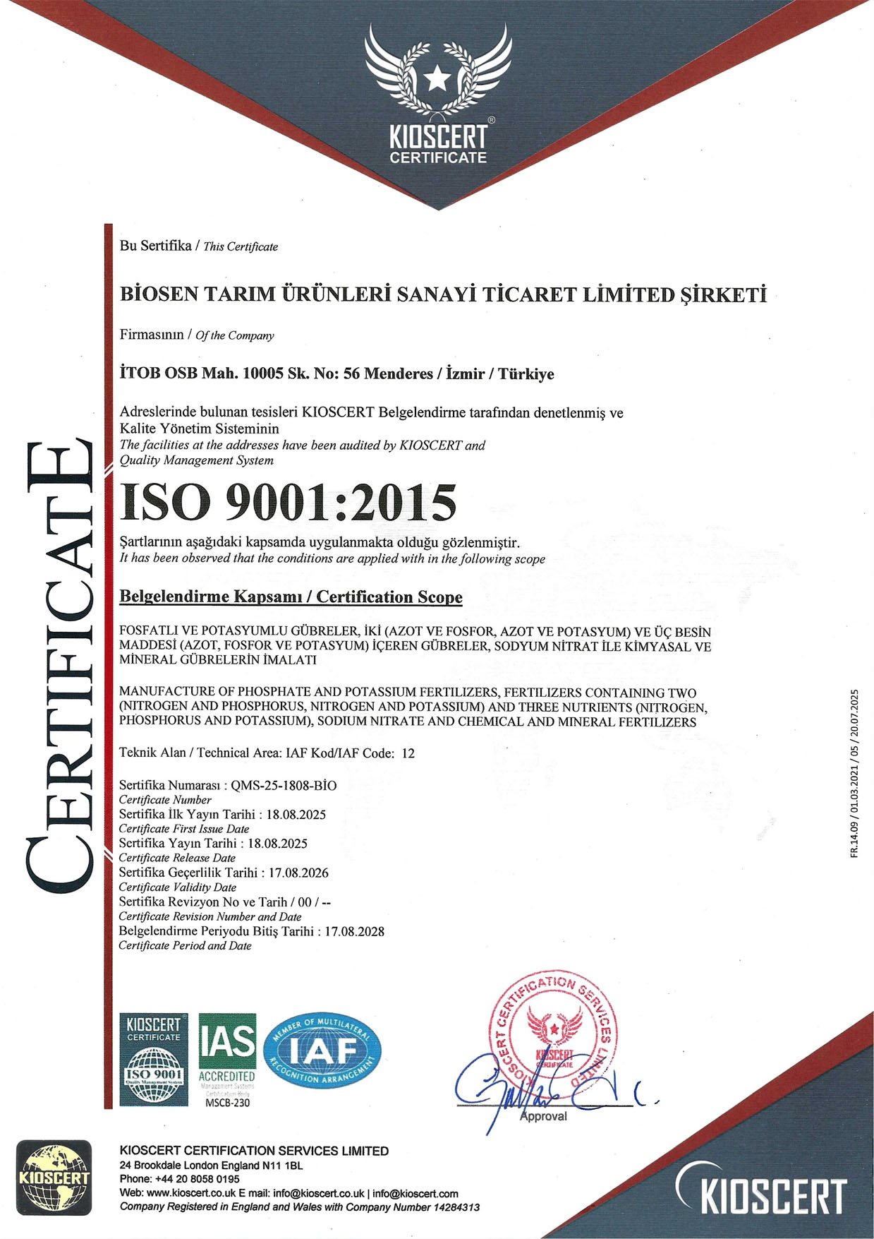 ISO 9001:2015