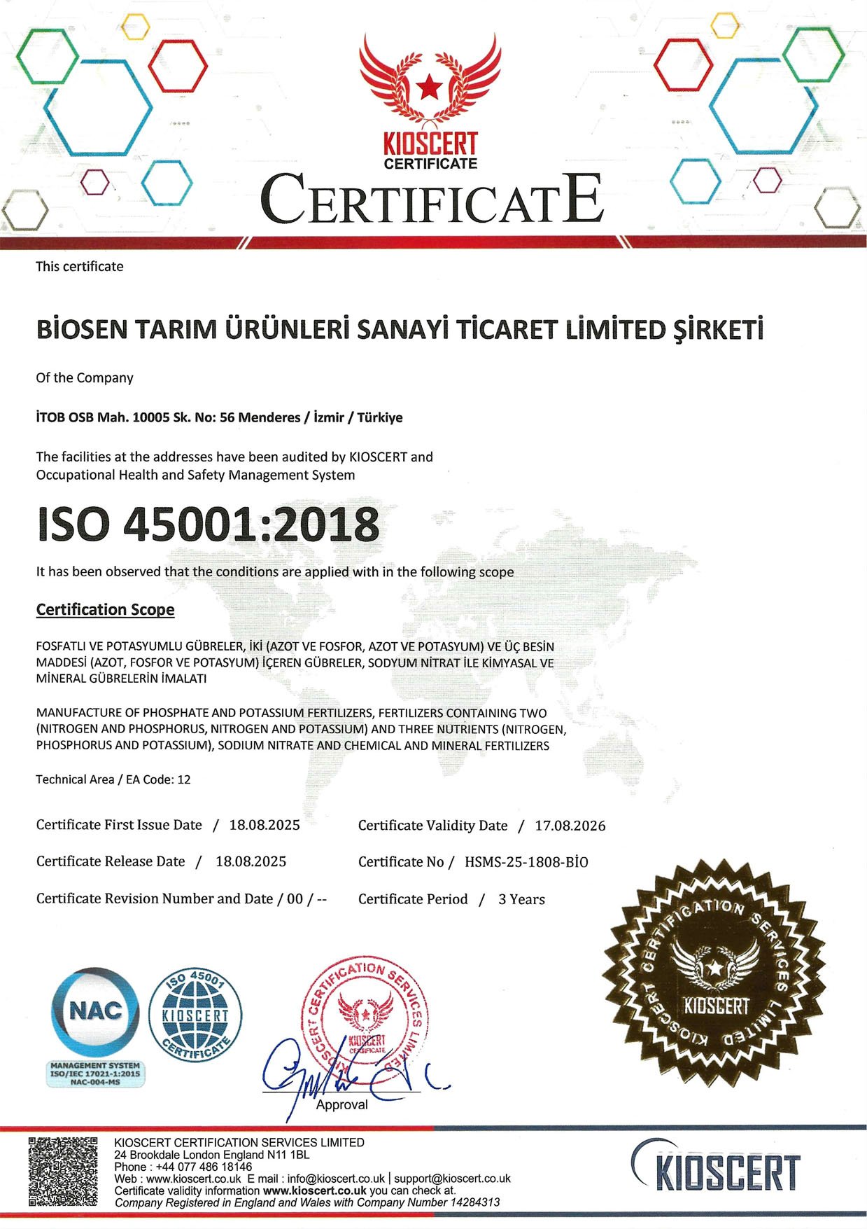 ISO 45001:2018